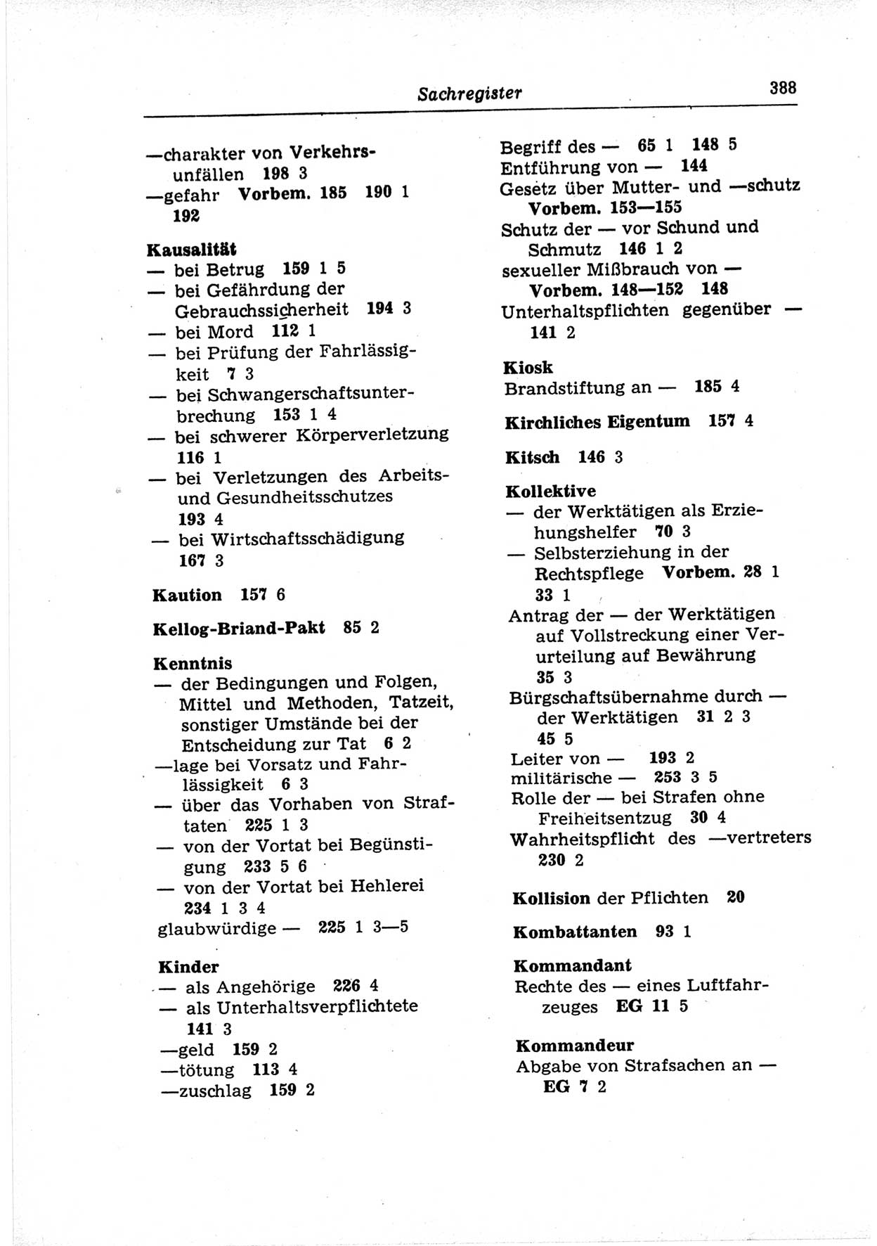 Strafrecht der Deutschen Demokratischen Republik (DDR), Lehrkommentar zum Strafgesetzbuch (StGB), Besonderer Teil 1969, Seite 388 (Strafr. DDR Lehrkomm. StGB BT 1969, S. 388)