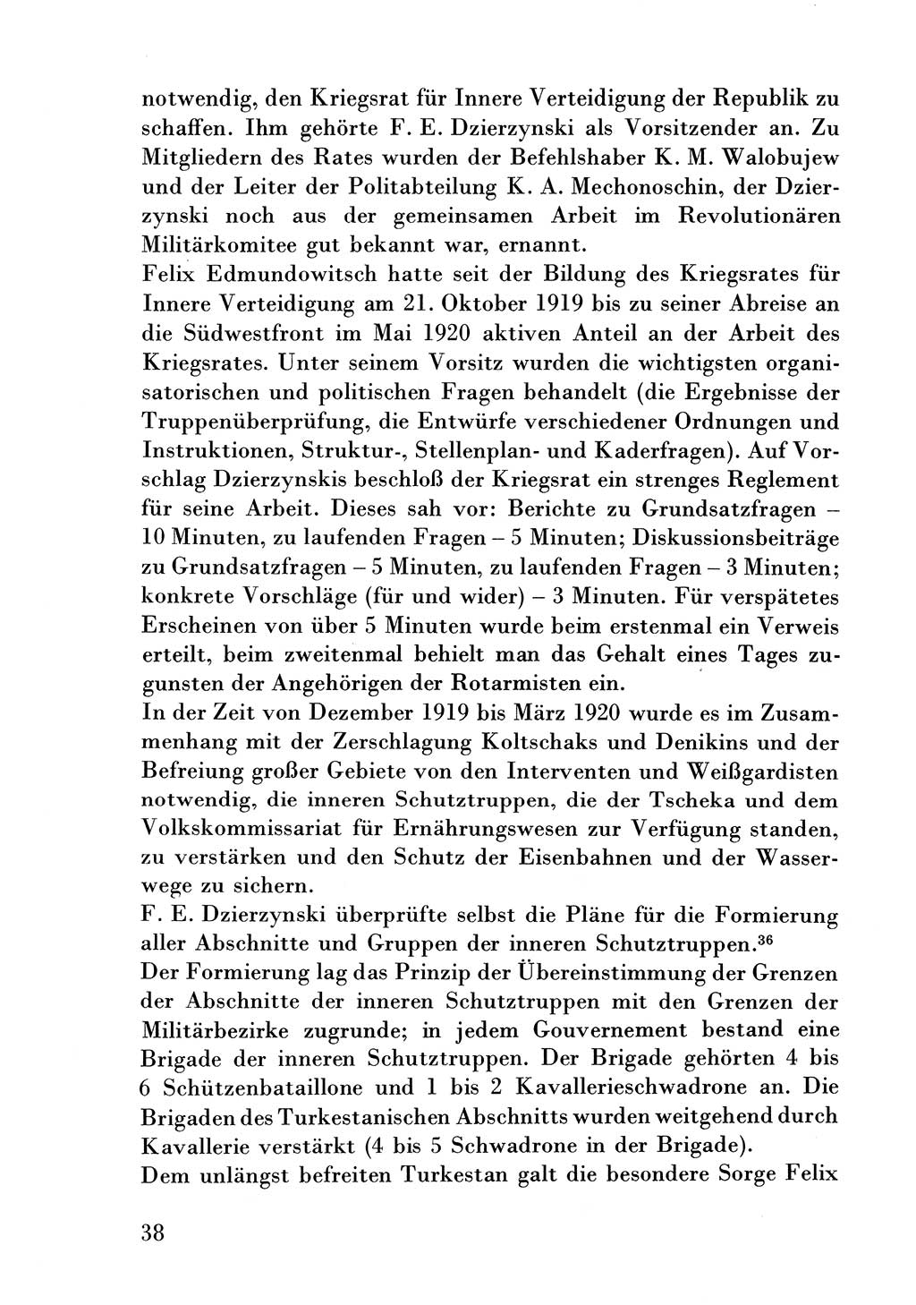 Der erste Tschekist, A. W. Tischkow [Militärverlag des Ministeriums für Verteidigung der UdSSR, Moskau 1968], Ministerium für Staatssicherheit (MfS) [Deutsche Demokratische Republik (DDR)], Juristische Hochschule (JHS) Potsdam 1969, Seite 38 (Tschekist MfS JHS DDR 1969, S. 38)