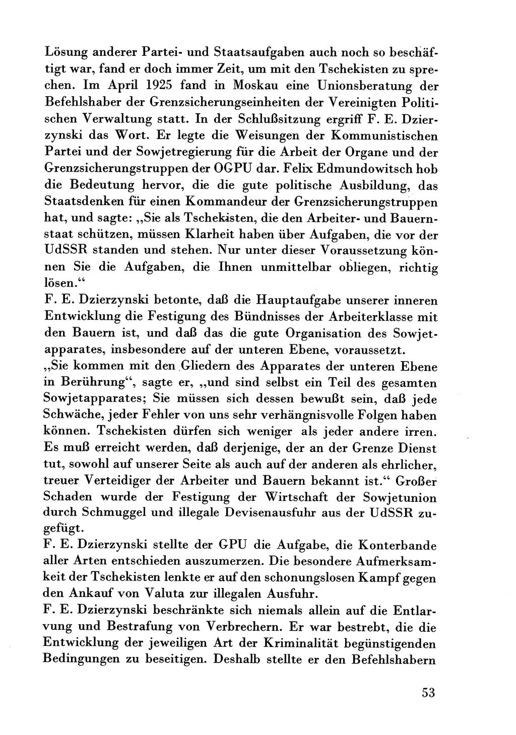 Der erste Tschekist, A. W. Tischkow [Militärverlag des Ministeriums für Verteidigung der UdSSR, Moskau 1968], Ministerium für Staatssicherheit (MfS) [Deutsche Demokratische Republik (DDR)], Juristische Hochschule (JHS) Potsdam 1969, Seite 53 (Tschekist MfS JHS DDR 1969, S. 53)