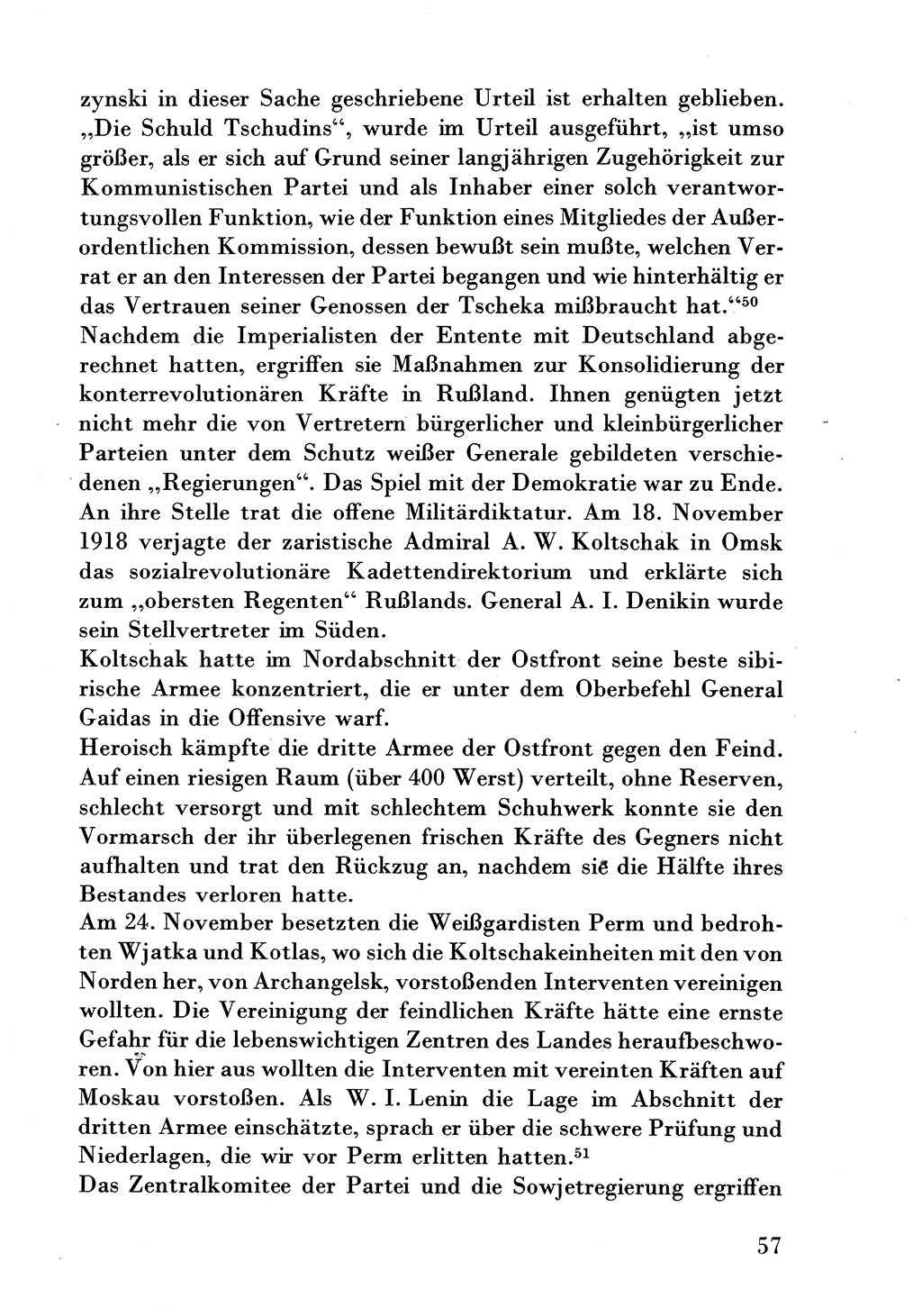 Der erste Tschekist, A. W. Tischkow [Militärverlag des Ministeriums für Verteidigung der UdSSR, Moskau 1968], Ministerium für Staatssicherheit (MfS) [Deutsche Demokratische Republik (DDR)], Juristische Hochschule (JHS) Potsdam 1969, Seite 57 (Tschekist MfS JHS DDR 1969, S. 57)