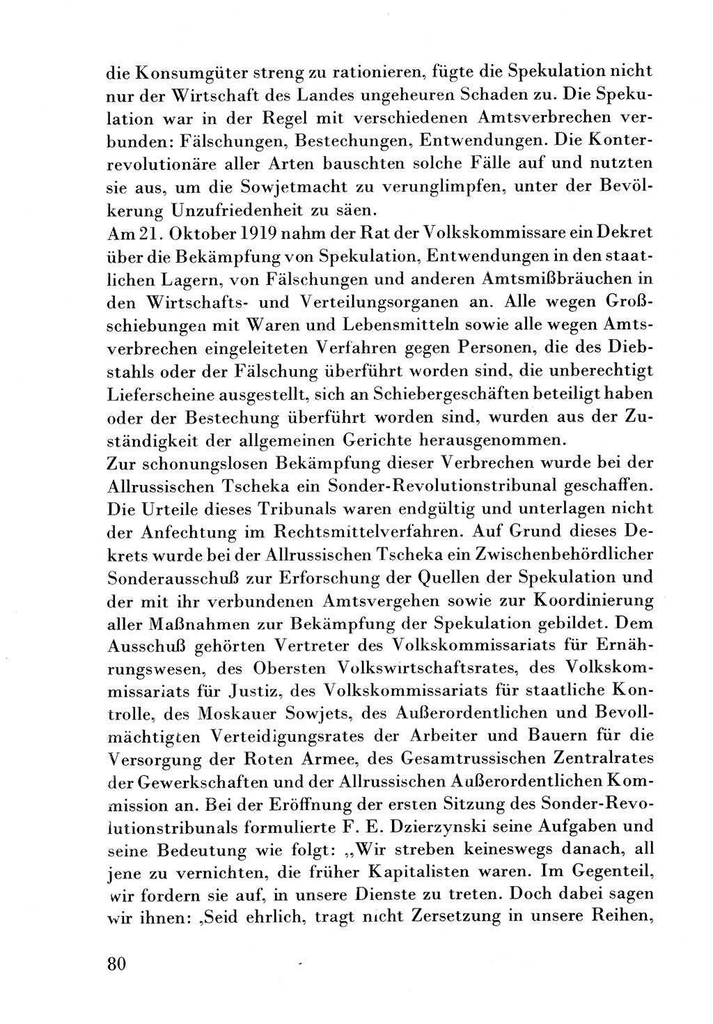 Der erste Tschekist, A. W. Tischkow [Militärverlag des Ministeriums für Verteidigung der UdSSR, Moskau 1968], Ministerium für Staatssicherheit (MfS) [Deutsche Demokratische Republik (DDR)], Juristische Hochschule (JHS) Potsdam 1969, Seite 80 (Tschekist MfS JHS DDR 1969, S. 80)