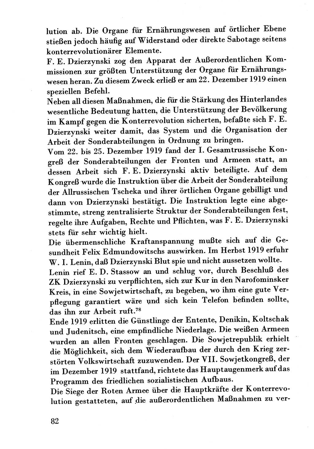 Der erste Tschekist, A. W. Tischkow [Militärverlag des Ministeriums für Verteidigung der UdSSR, Moskau 1968], Ministerium für Staatssicherheit (MfS) [Deutsche Demokratische Republik (DDR)], Juristische Hochschule (JHS) Potsdam 1969, Seite 82 (Tschekist MfS JHS DDR 1969, S. 82)