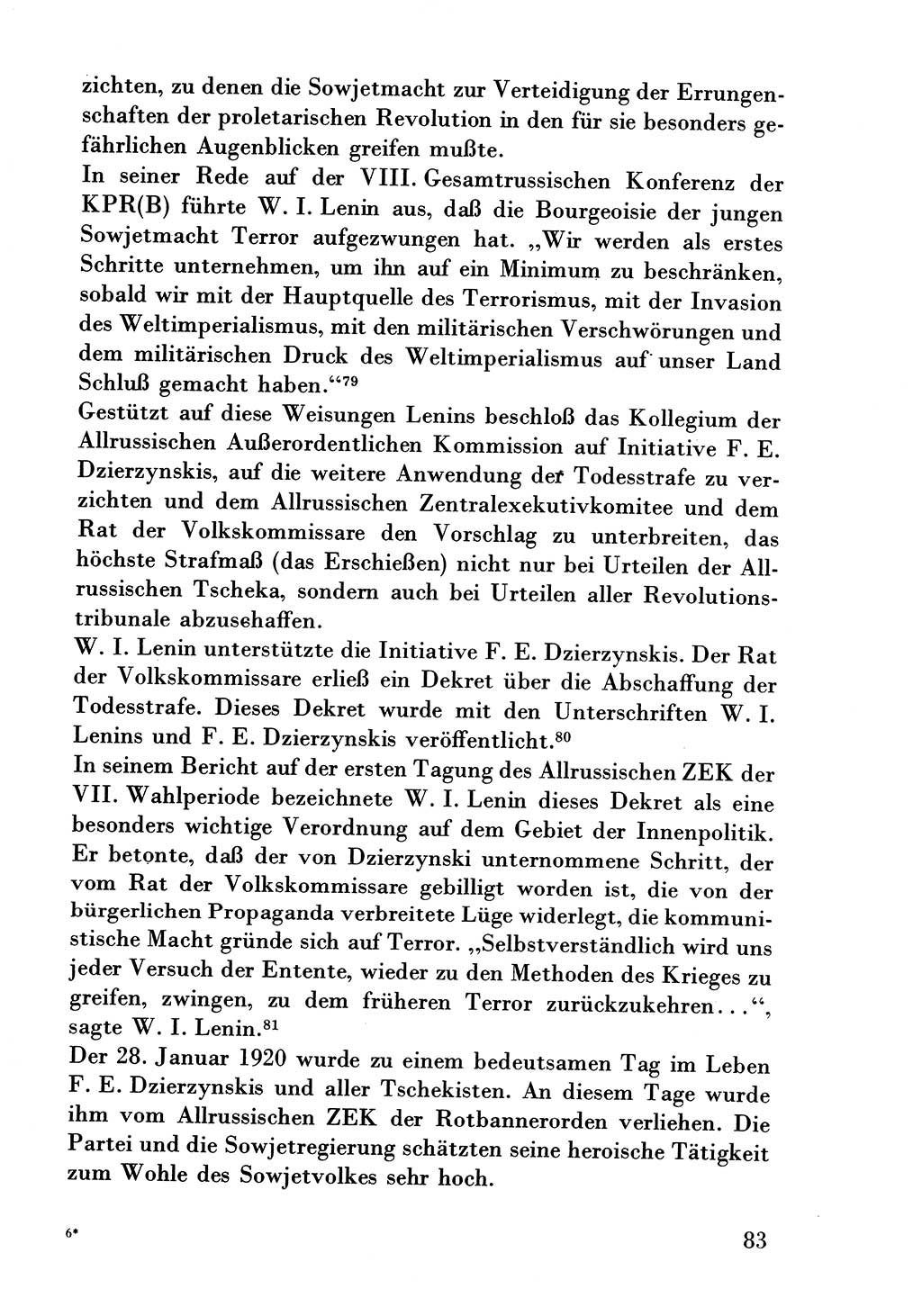 Der erste Tschekist, A. W. Tischkow [Militärverlag des Ministeriums für Verteidigung der UdSSR, Moskau 1968], Ministerium für Staatssicherheit (MfS) [Deutsche Demokratische Republik (DDR)], Juristische Hochschule (JHS) Potsdam 1969, Seite 83 (Tschekist MfS JHS DDR 1969, S. 83)