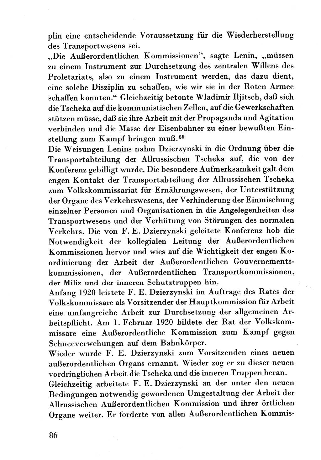 Der erste Tschekist, A. W. Tischkow [Militärverlag des Ministeriums für Verteidigung der UdSSR, Moskau 1968], Ministerium für Staatssicherheit (MfS) [Deutsche Demokratische Republik (DDR)], Juristische Hochschule (JHS) Potsdam 1969, Seite 86 (Tschekist MfS JHS DDR 1969, S. 86)