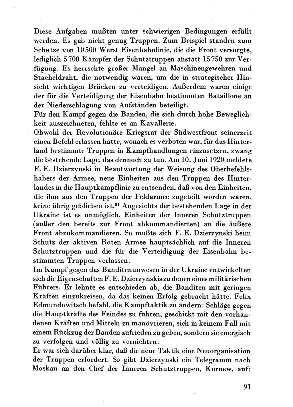 Der erste Tschekist, A. W. Tischkow [Militärverlag des Ministeriums für Verteidigung der UdSSR, Moskau 1968], Ministerium für Staatssicherheit (MfS) [Deutsche Demokratische Republik (DDR)], Juristische Hochschule (JHS) Potsdam 1969, Seite 91 (Tschekist MfS JHS DDR 1969, S. 91)