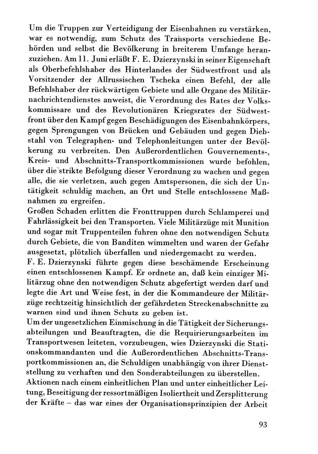 Der erste Tschekist, A. W. Tischkow [Militärverlag des Ministeriums für Verteidigung der UdSSR, Moskau 1968], Ministerium für Staatssicherheit (MfS) [Deutsche Demokratische Republik (DDR)], Juristische Hochschule (JHS) Potsdam 1969, Seite 93 (Tschekist MfS JHS DDR 1969, S. 93)