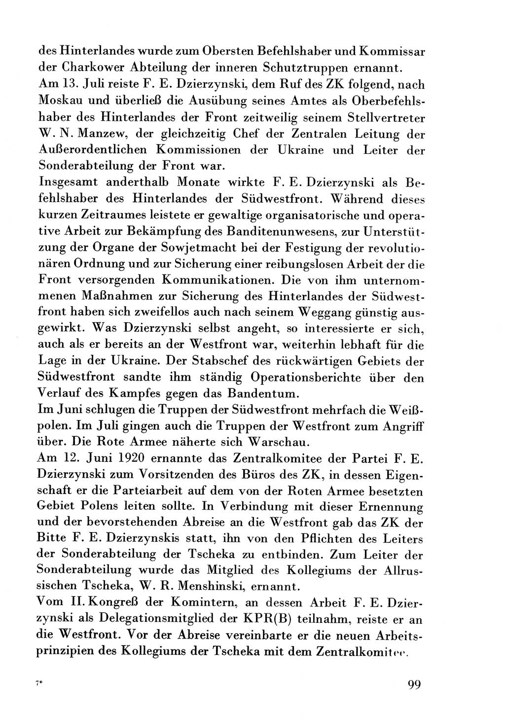 Der erste Tschekist, A. W. Tischkow [Militärverlag des Ministeriums für Verteidigung der UdSSR, Moskau 1968], Ministerium für Staatssicherheit (MfS) [Deutsche Demokratische Republik (DDR)], Juristische Hochschule (JHS) Potsdam 1969, Seite 99 (Tschekist MfS JHS DDR 1969, S. 99)