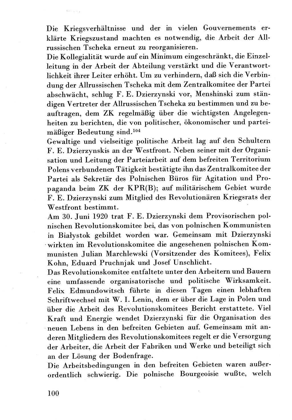 Der erste Tschekist, A. W. Tischkow [Militärverlag des Ministeriums für Verteidigung der UdSSR, Moskau 1968], Ministerium für Staatssicherheit (MfS) [Deutsche Demokratische Republik (DDR)], Juristische Hochschule (JHS) Potsdam 1969, Seite 100 (Tschekist MfS JHS DDR 1969, S. 100)