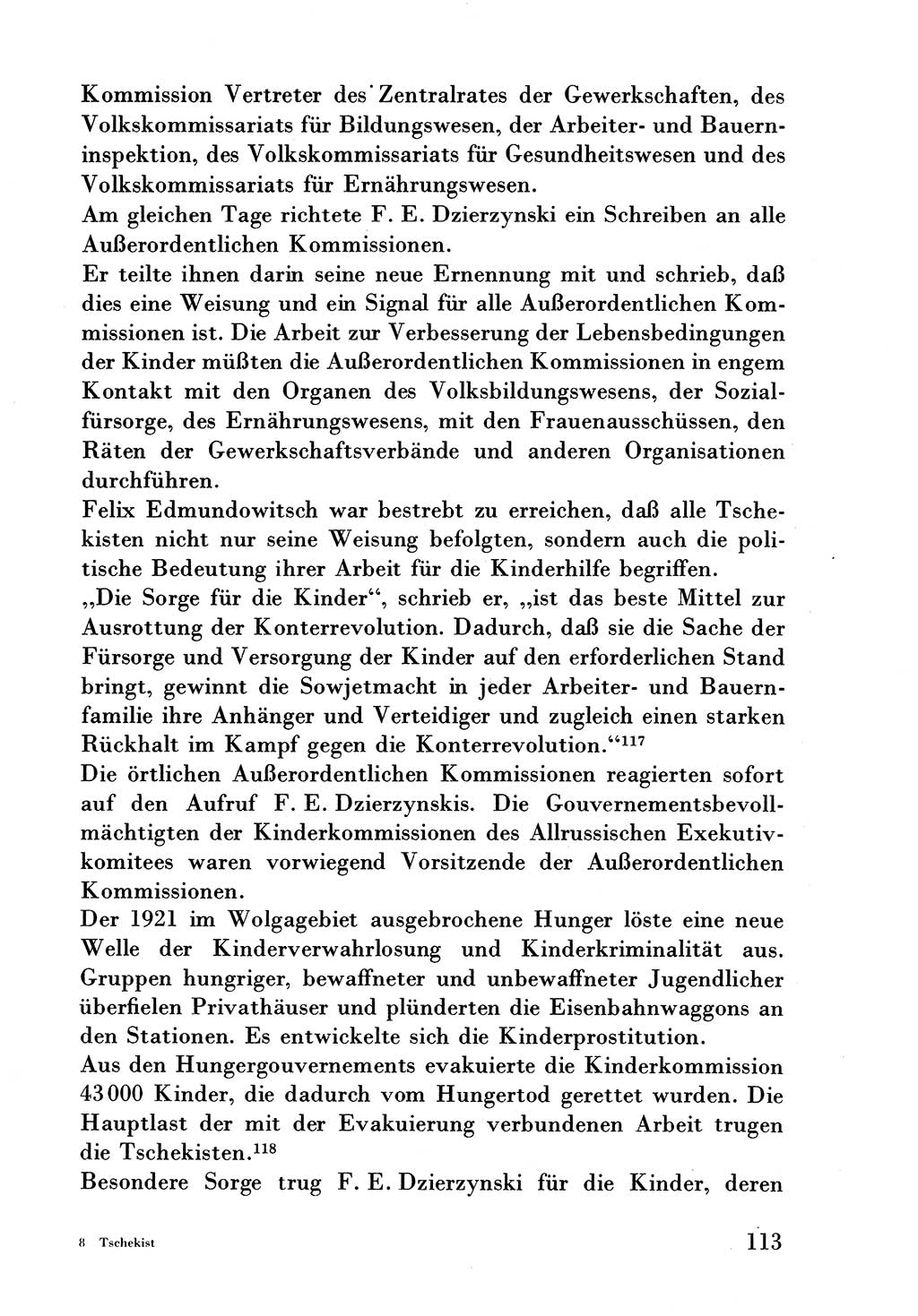 Der erste Tschekist, A. W. Tischkow [Militärverlag des Ministeriums für Verteidigung der UdSSR, Moskau 1968], Ministerium für Staatssicherheit (MfS) [Deutsche Demokratische Republik (DDR)], Juristische Hochschule (JHS) Potsdam 1969, Seite 113 (Tschekist MfS JHS DDR 1969, S. 113)