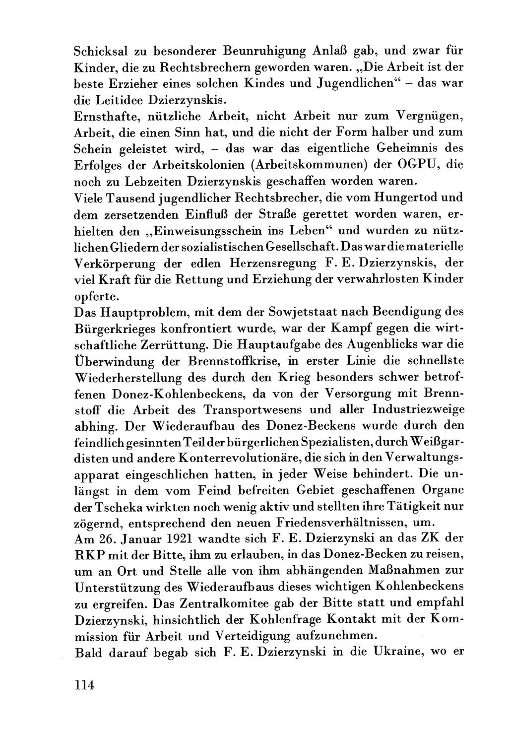 Der erste Tschekist, A. W. Tischkow [Militärverlag des Ministeriums für Verteidigung der UdSSR, Moskau 1968], Ministerium für Staatssicherheit (MfS) [Deutsche Demokratische Republik (DDR)], Juristische Hochschule (JHS) Potsdam 1969, Seite 114 (Tschekist MfS JHS DDR 1969, S. 114)