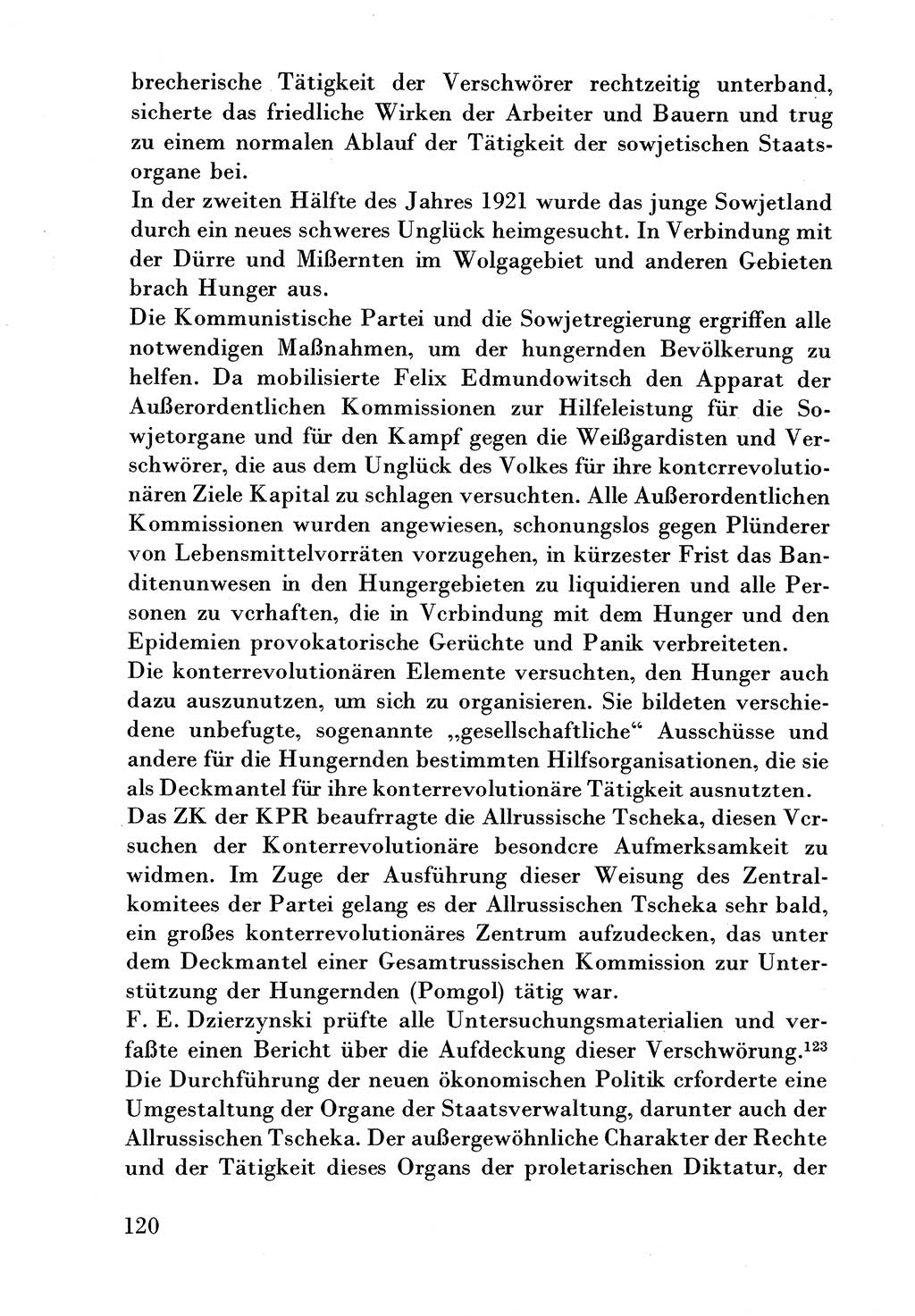 Der erste Tschekist, A. W. Tischkow [Militärverlag des Ministeriums für Verteidigung der UdSSR, Moskau 1968], Ministerium für Staatssicherheit (MfS) [Deutsche Demokratische Republik (DDR)], Juristische Hochschule (JHS) Potsdam 1969, Seite 120 (Tschekist MfS JHS DDR 1969, S. 120)