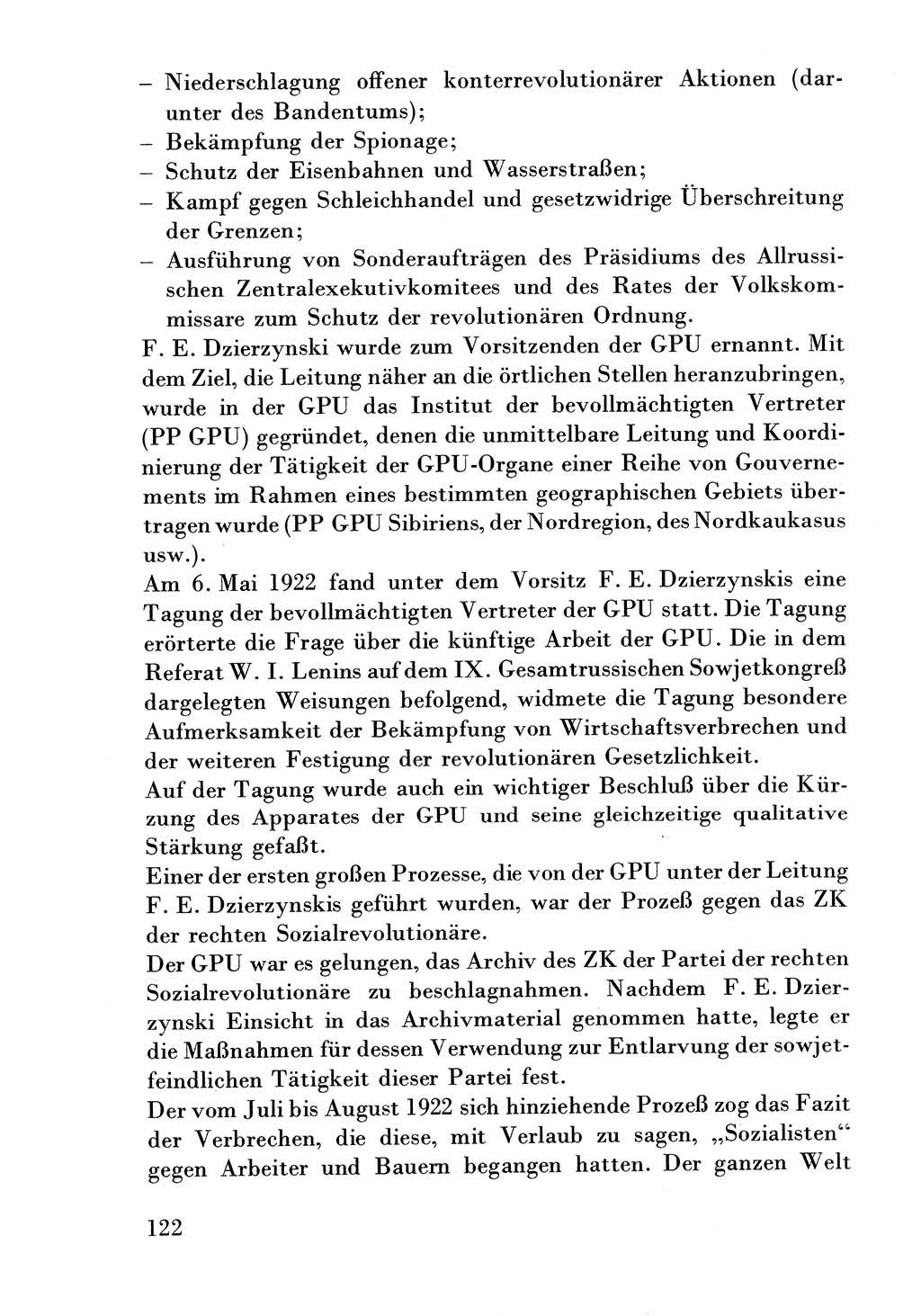 Der erste Tschekist, A. W. Tischkow [Militärverlag des Ministeriums für Verteidigung der UdSSR, Moskau 1968], Ministerium für Staatssicherheit (MfS) [Deutsche Demokratische Republik (DDR)], Juristische Hochschule (JHS) Potsdam 1969, Seite 122 (Tschekist MfS JHS DDR 1969, S. 122)