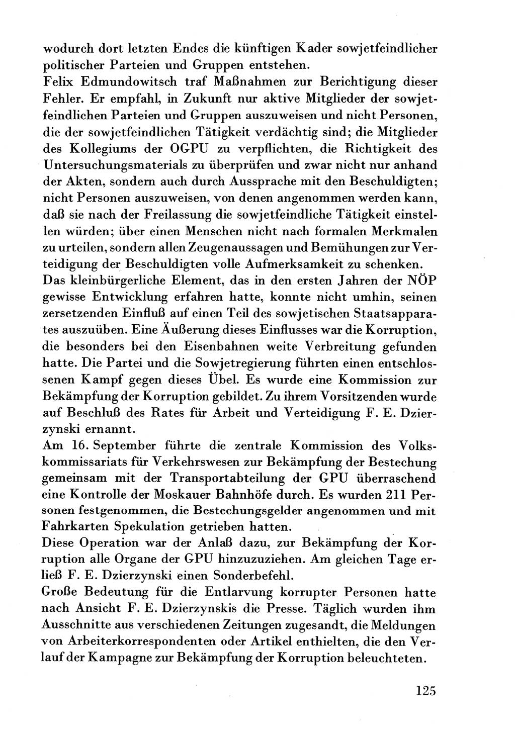Der erste Tschekist, A. W. Tischkow [Militärverlag des Ministeriums für Verteidigung der UdSSR, Moskau 1968], Ministerium für Staatssicherheit (MfS) [Deutsche Demokratische Republik (DDR)], Juristische Hochschule (JHS) Potsdam 1969, Seite 125 (Tschekist MfS JHS DDR 1969, S. 125)