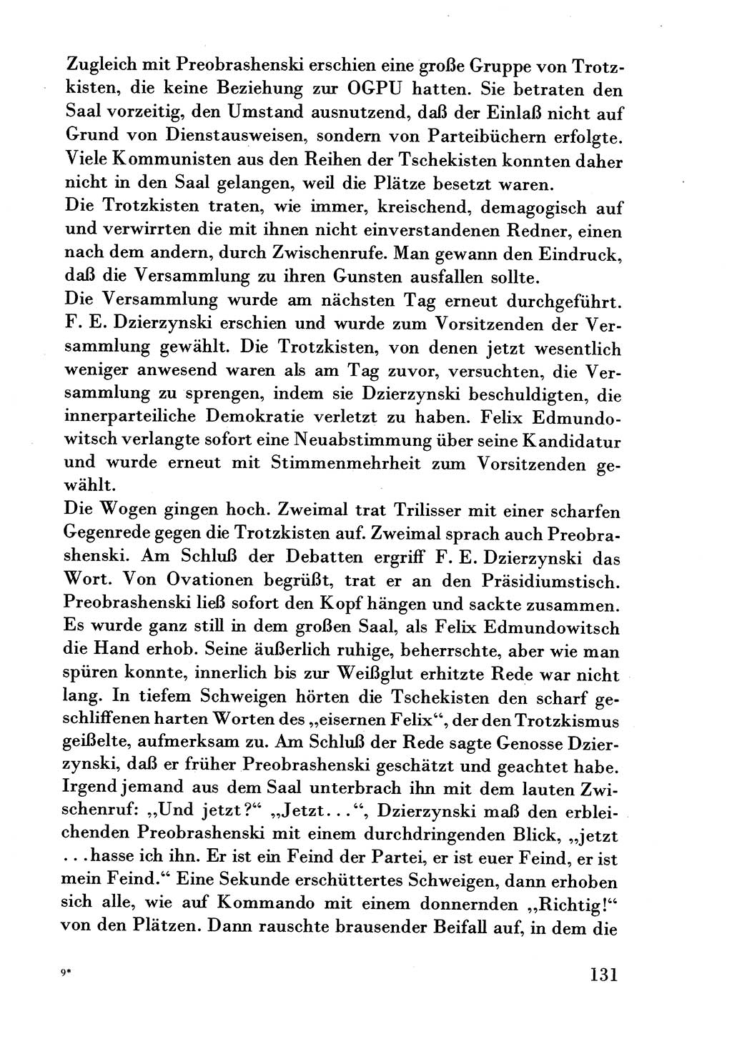 Der erste Tschekist, A. W. Tischkow [Militärverlag des Ministeriums für Verteidigung der UdSSR, Moskau 1968], Ministerium für Staatssicherheit (MfS) [Deutsche Demokratische Republik (DDR)], Juristische Hochschule (JHS) Potsdam 1969, Seite 131 (Tschekist MfS JHS DDR 1969, S. 131)