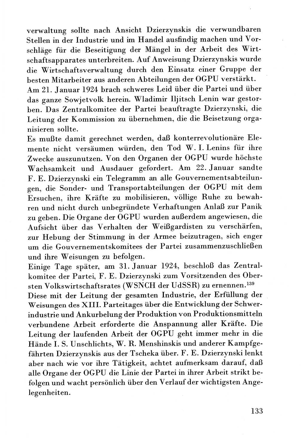 Der erste Tschekist, A. W. Tischkow [Militärverlag des Ministeriums für Verteidigung der UdSSR, Moskau 1968], Ministerium für Staatssicherheit (MfS) [Deutsche Demokratische Republik (DDR)], Juristische Hochschule (JHS) Potsdam 1969, Seite 133 (Tschekist MfS JHS DDR 1969, S. 133)