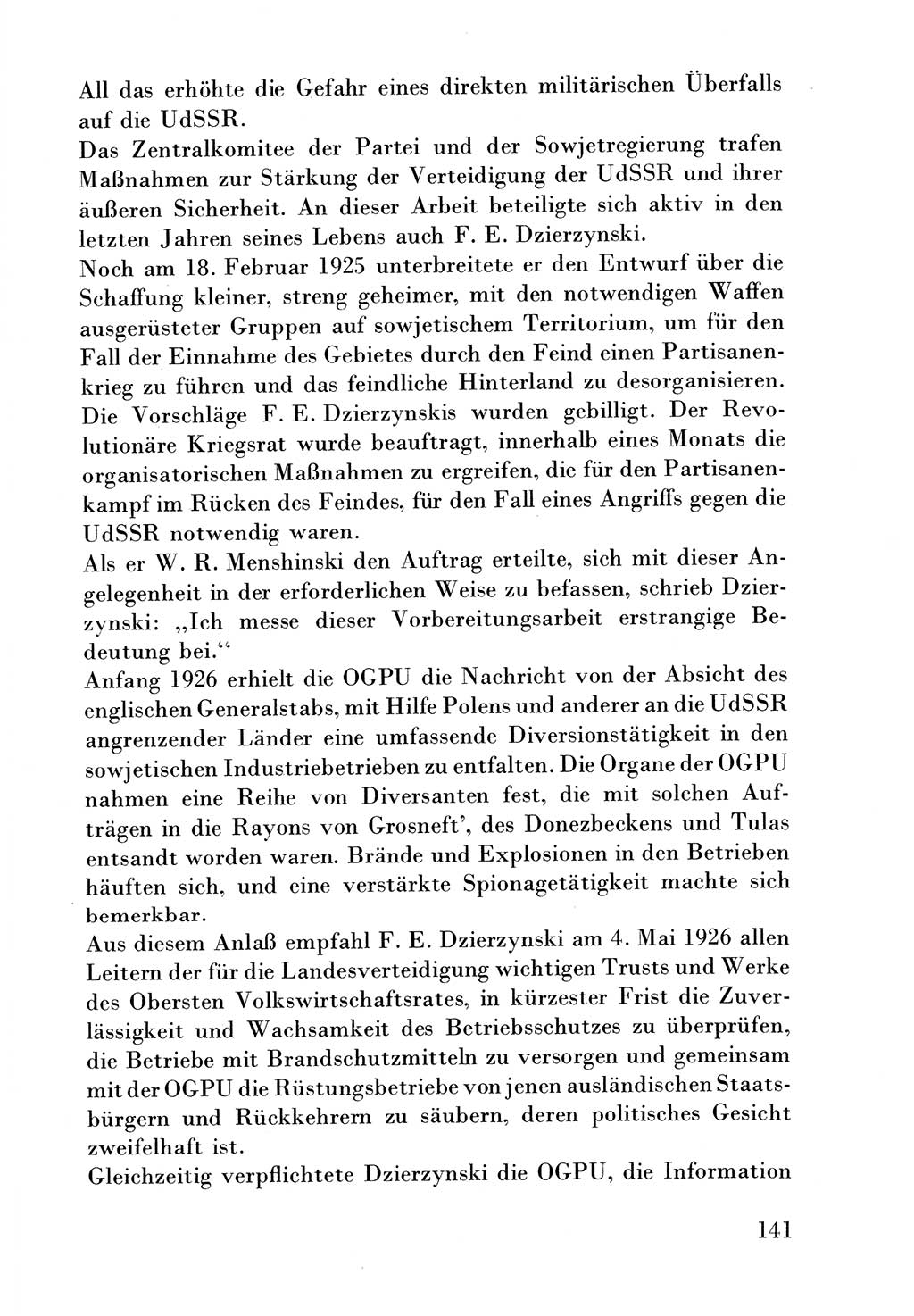 Der erste Tschekist, A. W. Tischkow [Militärverlag des Ministeriums für Verteidigung der UdSSR, Moskau 1968], Ministerium für Staatssicherheit (MfS) [Deutsche Demokratische Republik (DDR)], Juristische Hochschule (JHS) Potsdam 1969, Seite 141 (Tschekist MfS JHS DDR 1969, S. 141)