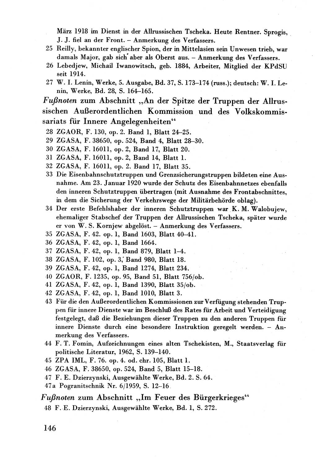 Der erste Tschekist, A. W. Tischkow [Militärverlag des Ministeriums für Verteidigung der UdSSR, Moskau 1968], Ministerium für Staatssicherheit (MfS) [Deutsche Demokratische Republik (DDR)], Juristische Hochschule (JHS) Potsdam 1969, Seite 146 (Tschekist MfS JHS DDR 1969, S. 146)