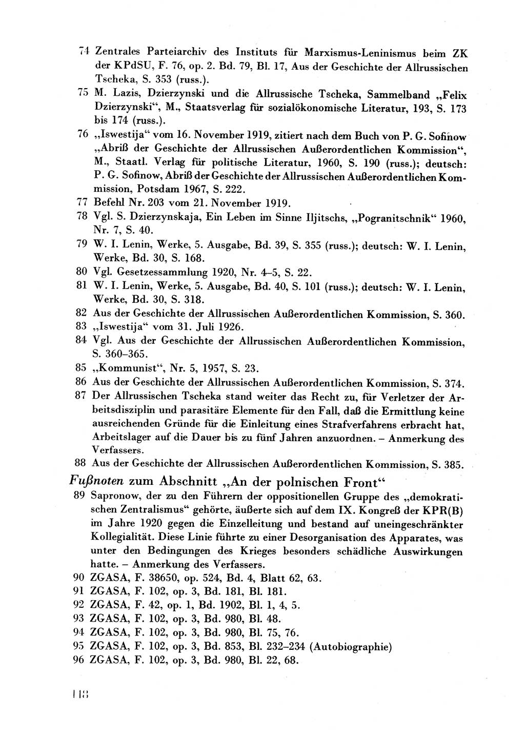 Der erste Tschekist, A. W. Tischkow [Militärverlag des Ministeriums für Verteidigung der UdSSR, Moskau 1968], Ministerium für Staatssicherheit (MfS) [Deutsche Demokratische Republik (DDR)], Juristische Hochschule (JHS) Potsdam 1969, Seite 148 (Tschekist MfS JHS DDR 1969, S. 148)