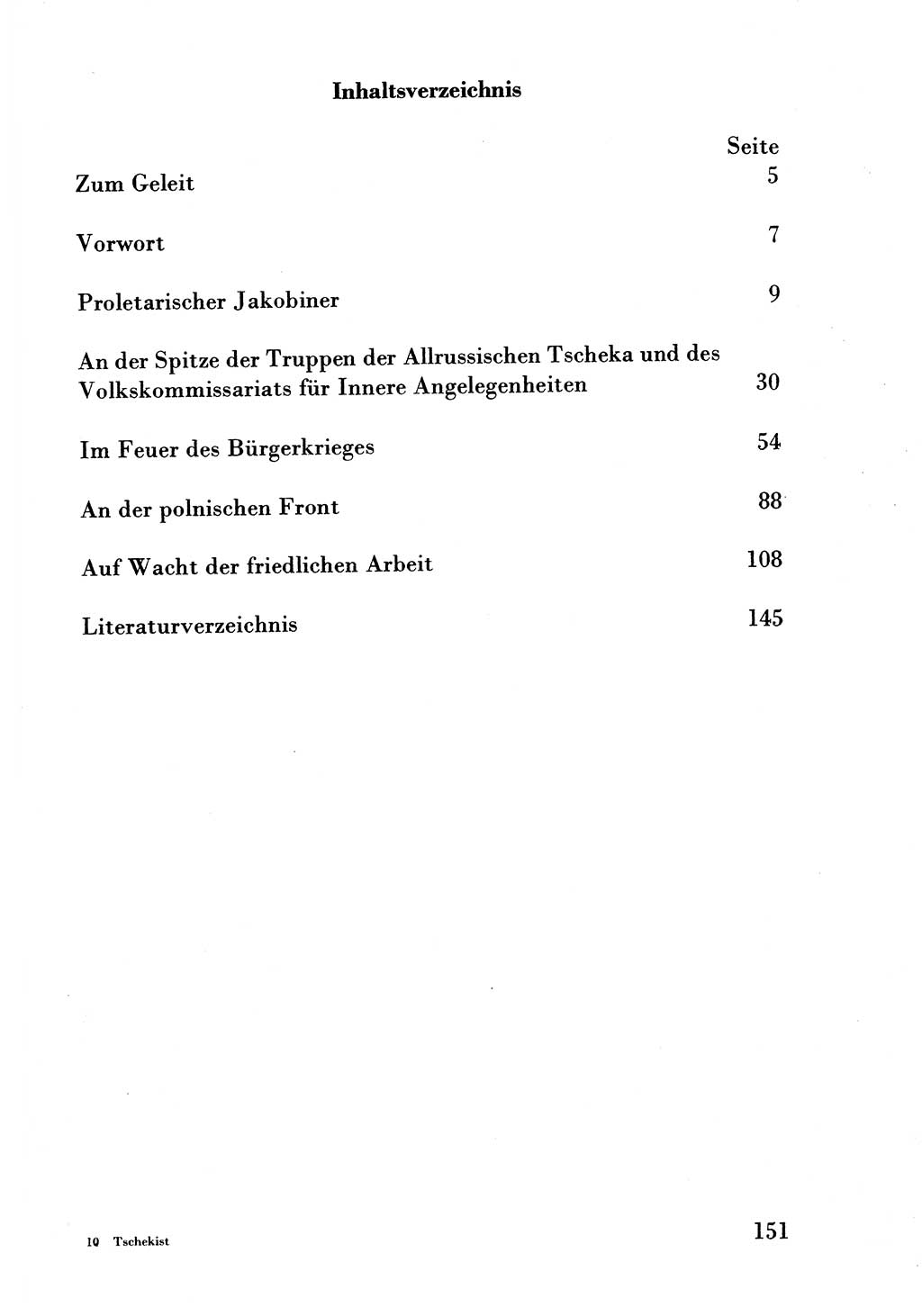 Der erste Tschekist, A. W. Tischkow [Militärverlag des Ministeriums für Verteidigung der UdSSR, Moskau 1968], Ministerium für Staatssicherheit (MfS) [Deutsche Demokratische Republik (DDR)], Juristische Hochschule (JHS) Potsdam 1969, Seite 151 (Tschekist MfS JHS DDR 1969, S. 151)