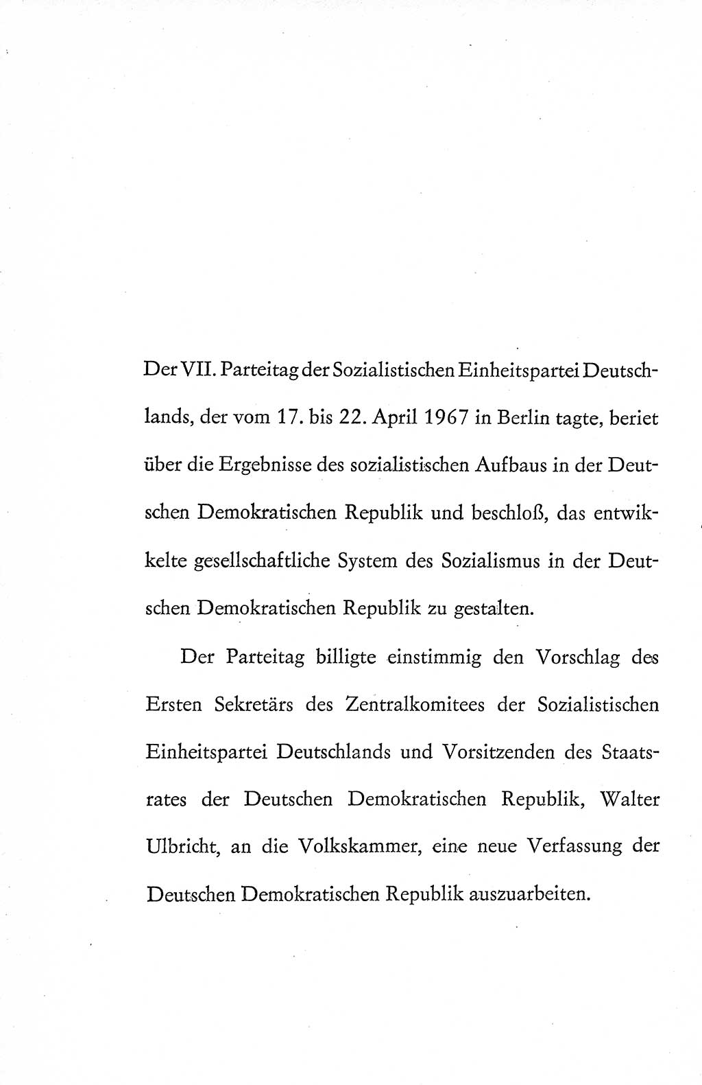 Verfassung der Deutschen Demokratischen Republik (DDR), Dokumente, Kommentar 1969, Band 1, Seite 10 (Verf. DDR Dok. Komm. 1969, Bd. 1, S. 10)