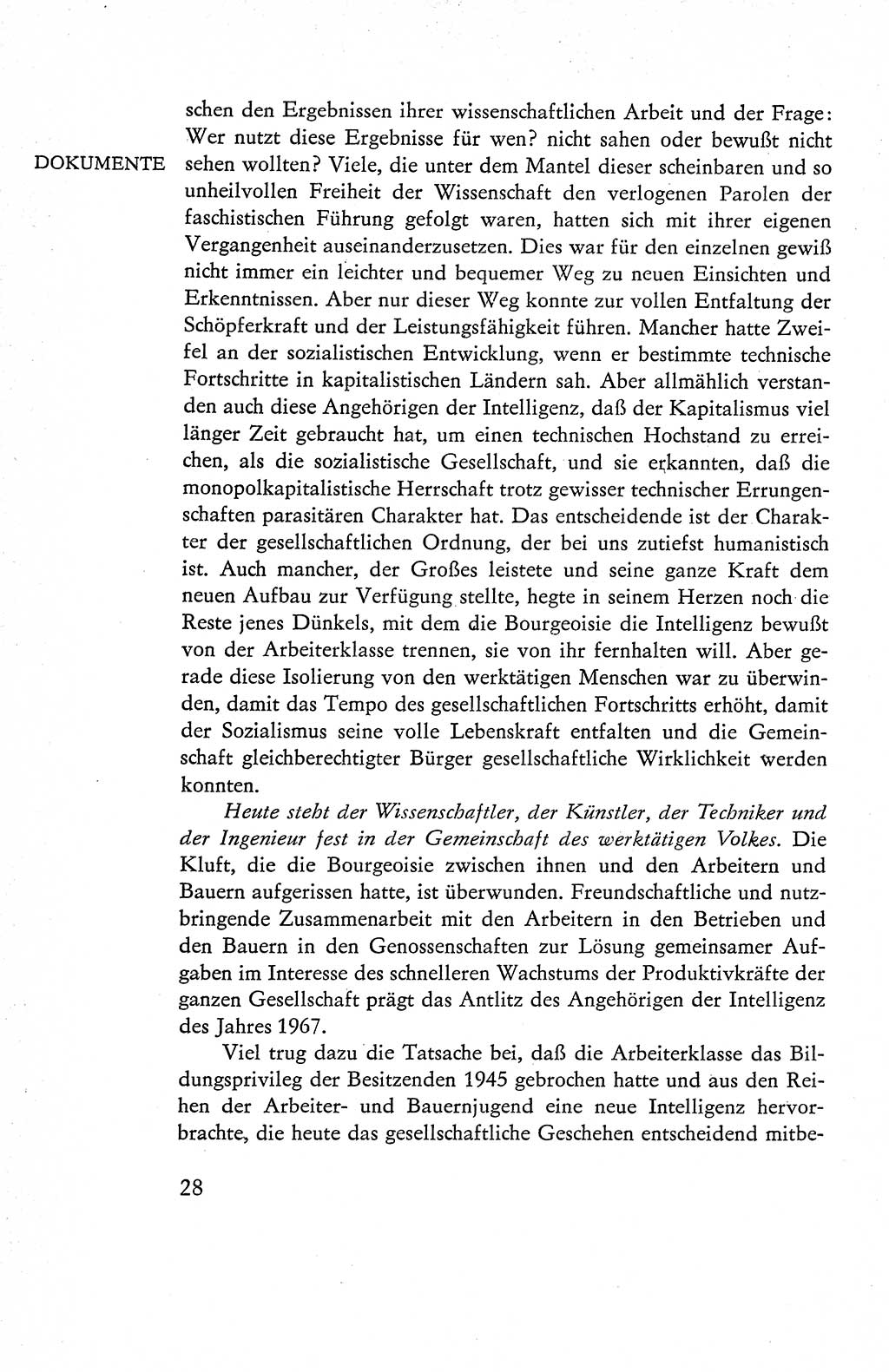 Verfassung der Deutschen Demokratischen Republik (DDR), Dokumente, Kommentar 1969, Band 1, Seite 28 (Verf. DDR Dok. Komm. 1969, Bd. 1, S. 28)