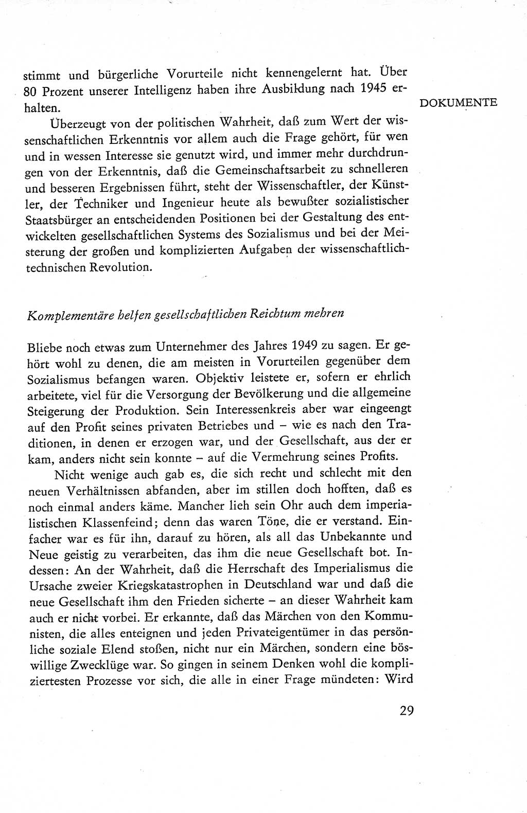 Verfassung der Deutschen Demokratischen Republik (DDR), Dokumente, Kommentar 1969, Band 1, Seite 29 (Verf. DDR Dok. Komm. 1969, Bd. 1, S. 29)