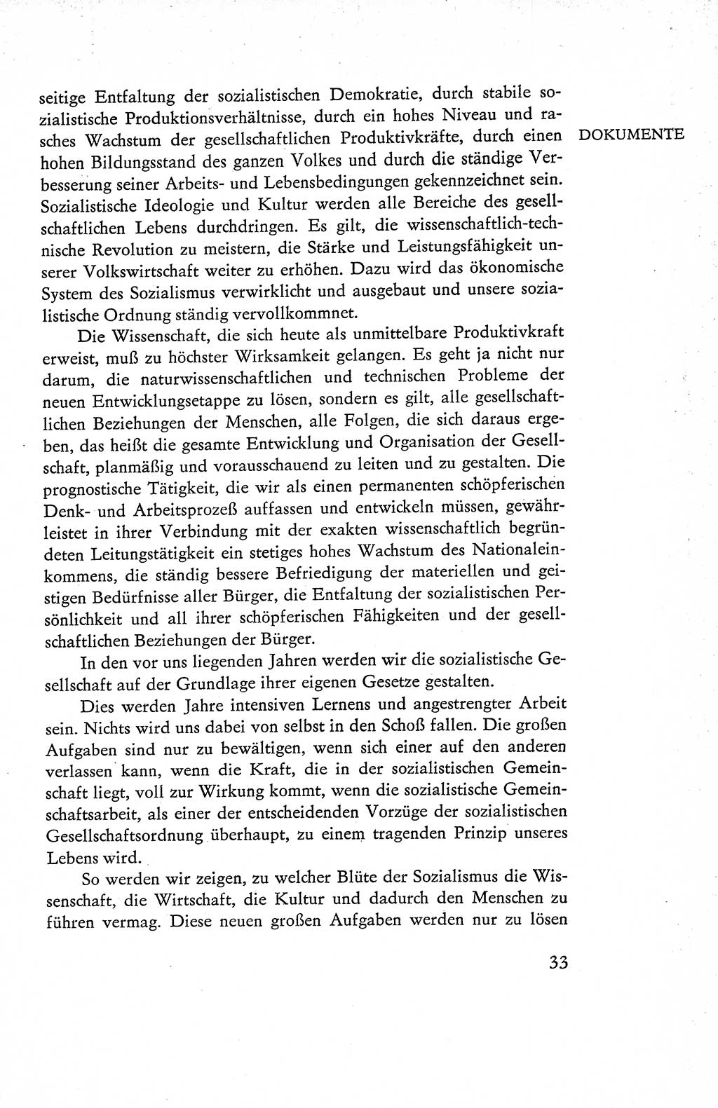 Verfassung der Deutschen Demokratischen Republik (DDR), Dokumente, Kommentar 1969, Band 1, Seite 33 (Verf. DDR Dok. Komm. 1969, Bd. 1, S. 33)