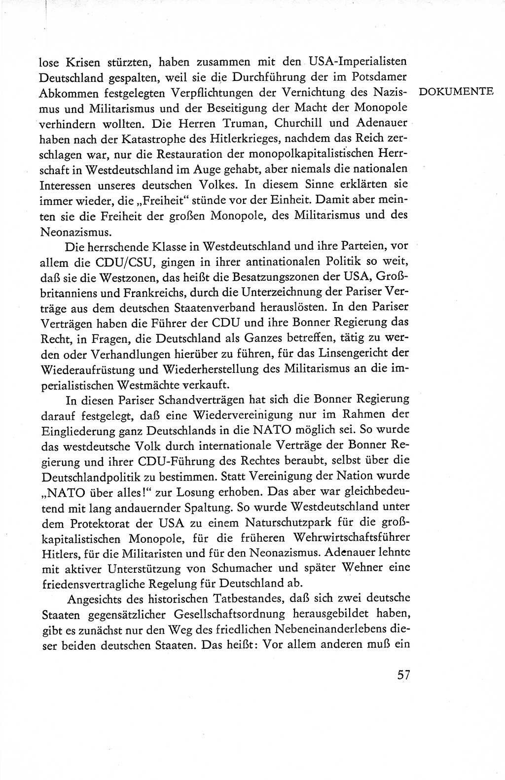 Verfassung der Deutschen Demokratischen Republik (DDR), Dokumente, Kommentar 1969, Band 1, Seite 57 (Verf. DDR Dok. Komm. 1969, Bd. 1, S. 57)
