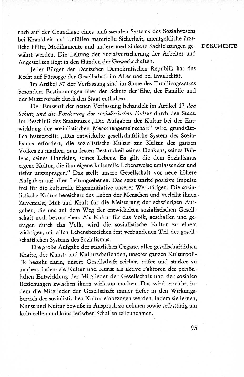 Verfassung der Deutschen Demokratischen Republik (DDR), Dokumente, Kommentar 1969, Band 1, Seite 95 (Verf. DDR Dok. Komm. 1969, Bd. 1, S. 95)