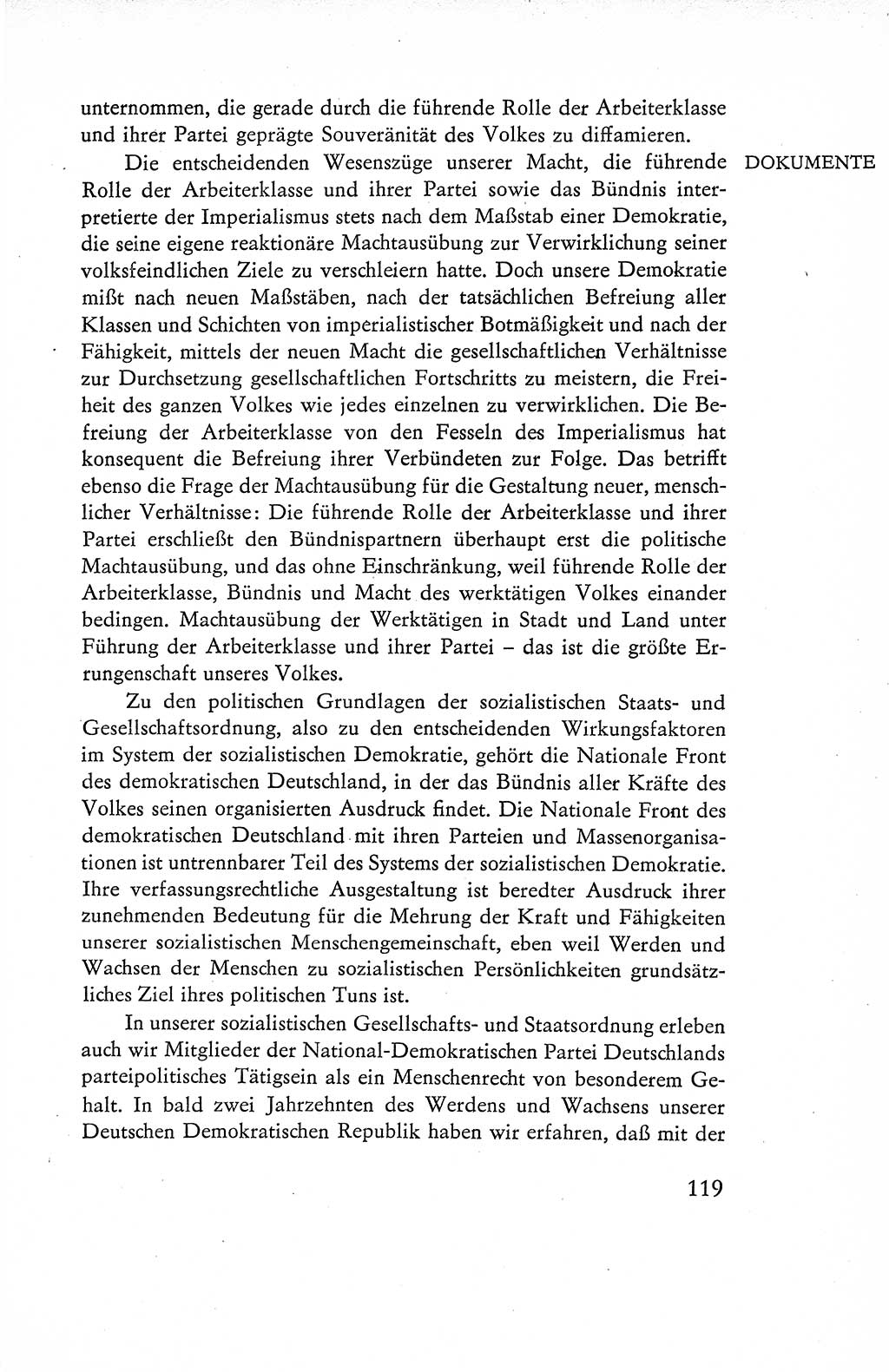 Verfassung der Deutschen Demokratischen Republik (DDR), Dokumente, Kommentar 1969, Band 1, Seite 119 (Verf. DDR Dok. Komm. 1969, Bd. 1, S. 119)