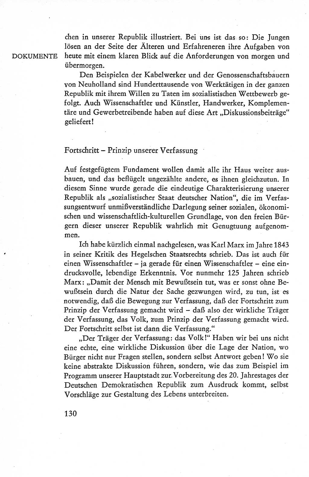 Verfassung der Deutschen Demokratischen Republik (DDR), Dokumente, Kommentar 1969, Band 1, Seite 130 (Verf. DDR Dok. Komm. 1969, Bd. 1, S. 130)