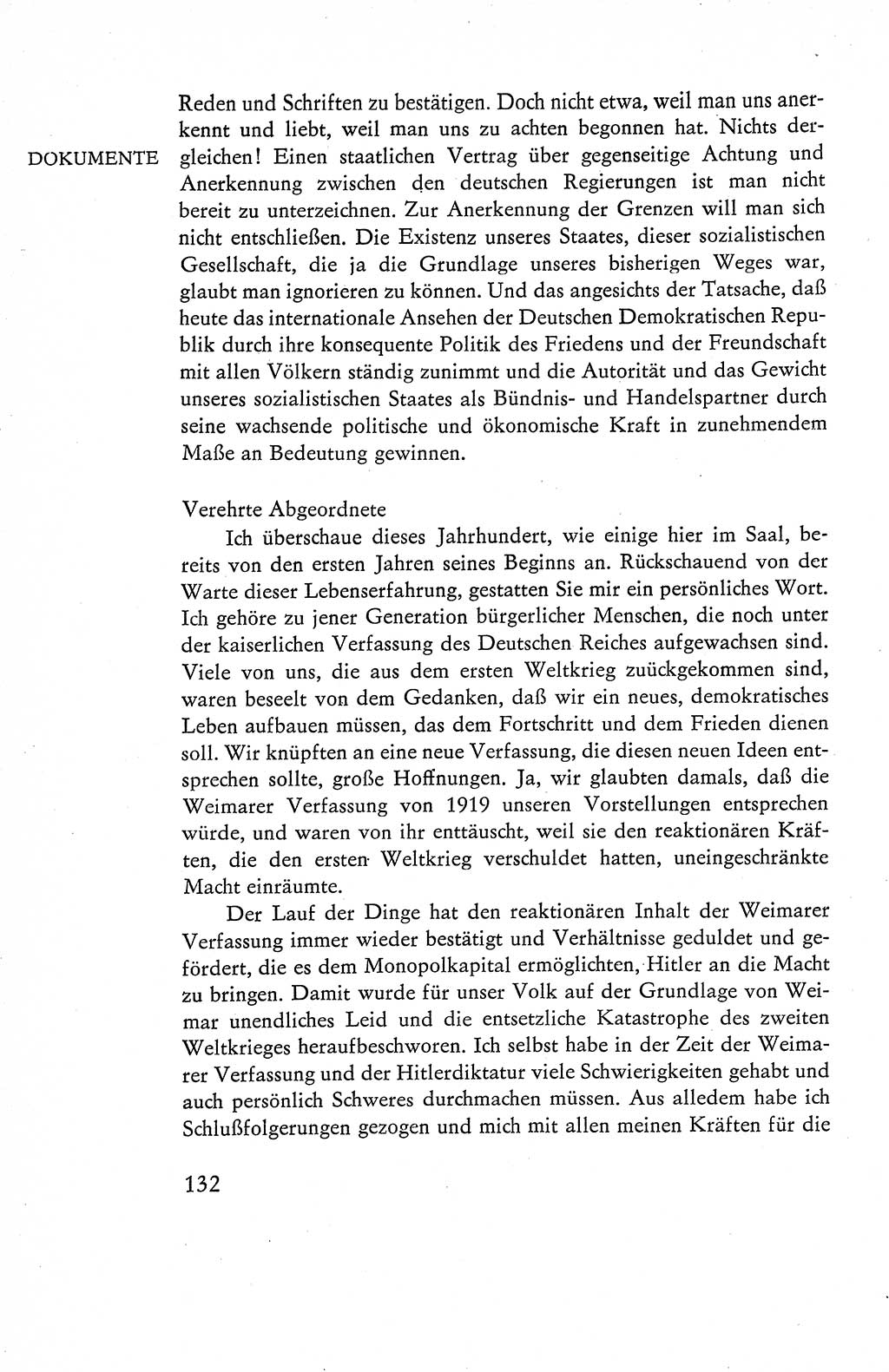 Verfassung der Deutschen Demokratischen Republik (DDR), Dokumente, Kommentar 1969, Band 1, Seite 132 (Verf. DDR Dok. Komm. 1969, Bd. 1, S. 132)