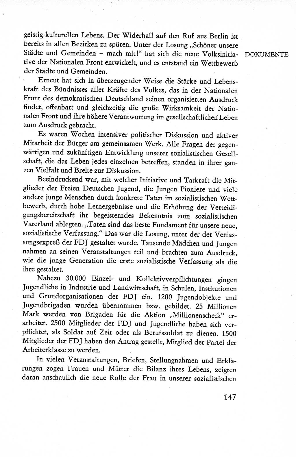Verfassung der Deutschen Demokratischen Republik (DDR), Dokumente, Kommentar 1969, Band 1, Seite 147 (Verf. DDR Dok. Komm. 1969, Bd. 1, S. 147)