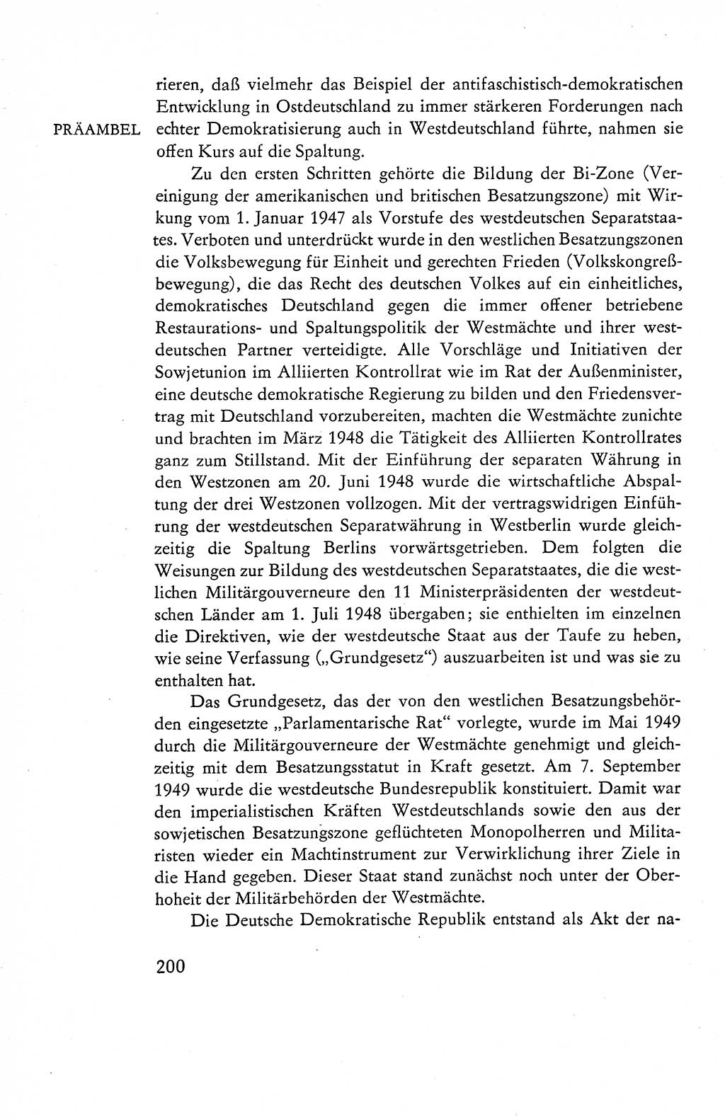 Verfassung der Deutschen Demokratischen Republik (DDR), Dokumente, Kommentar 1969, Band 1, Seite 200 (Verf. DDR Dok. Komm. 1969, Bd. 1, S. 200)