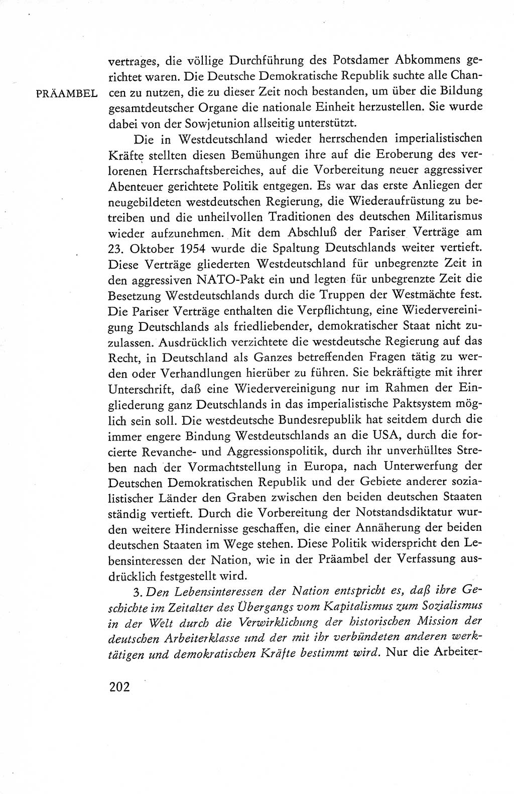 Verfassung der Deutschen Demokratischen Republik (DDR), Dokumente, Kommentar 1969, Band 1, Seite 202 (Verf. DDR Dok. Komm. 1969, Bd. 1, S. 202)