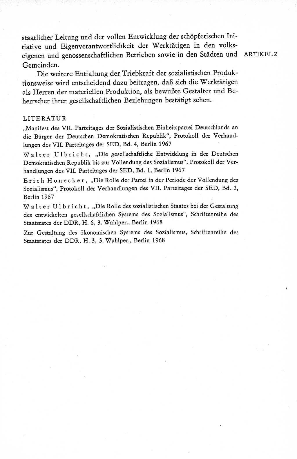 Verfassung der Deutschen Demokratischen Republik (DDR), Dokumente, Kommentar 1969, Band 1, Seite 255 (Verf. DDR Dok. Komm. 1969, Bd. 1, S. 255)