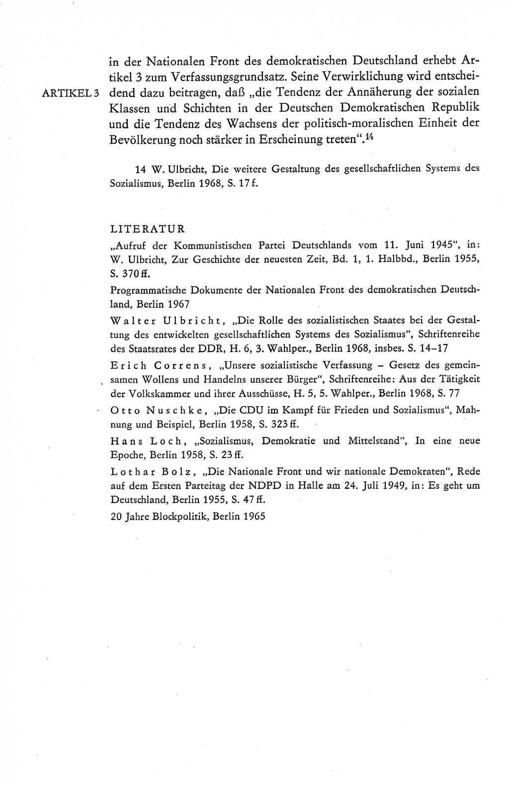 Verfassung der Deutschen Demokratischen Republik (DDR), Dokumente, Kommentar 1969, Band 1, Seite 268 (Verf. DDR Dok. Komm. 1969, Bd. 1, S. 268)