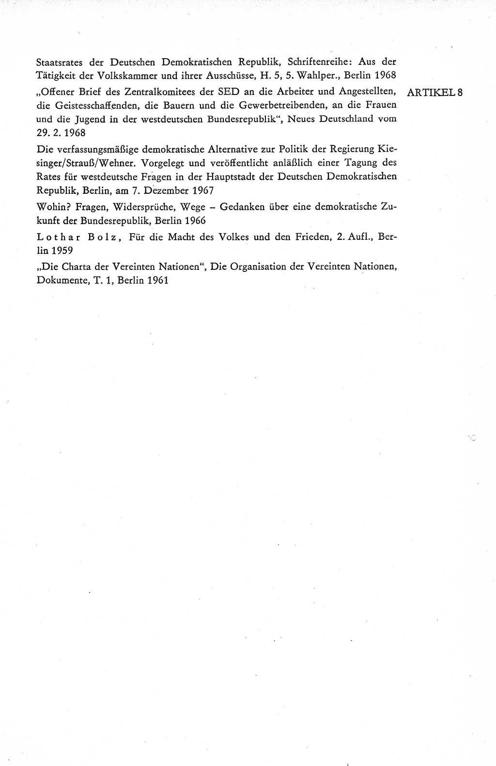 Verfassung der Deutschen Demokratischen Republik (DDR), Dokumente, Kommentar 1969, Band 1, Seite 315 (Verf. DDR Dok. Komm. 1969, Bd. 1, S. 315)