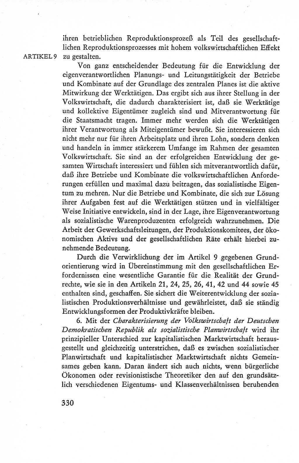 Verfassung der Deutschen Demokratischen Republik (DDR), Dokumente, Kommentar 1969, Band 1, Seite 330 (Verf. DDR Dok. Komm. 1969, Bd. 1, S. 330)