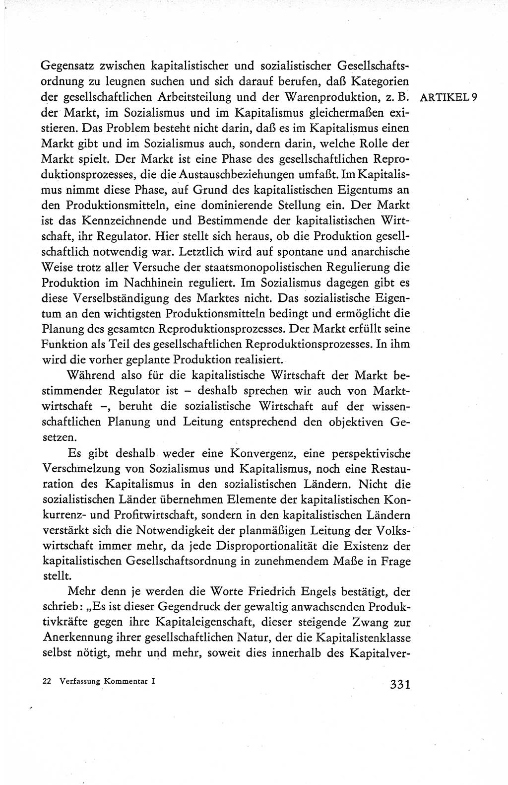 Verfassung der Deutschen Demokratischen Republik (DDR), Dokumente, Kommentar 1969, Band 1, Seite 331 (Verf. DDR Dok. Komm. 1969, Bd. 1, S. 331)