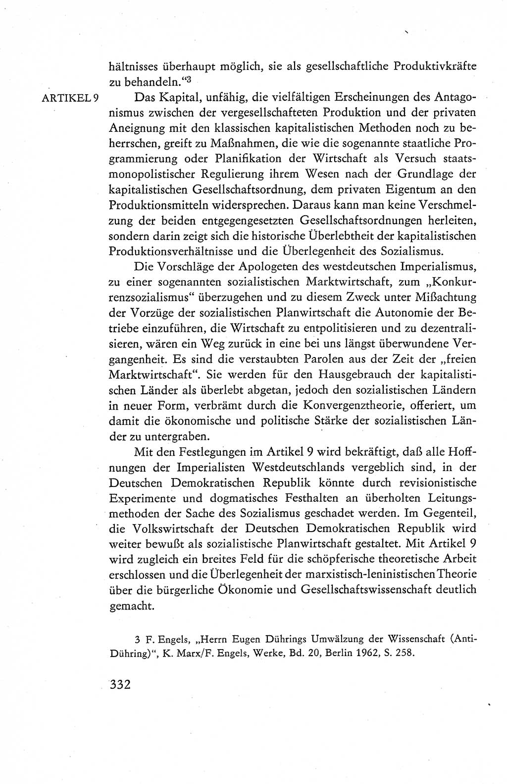 Verfassung der Deutschen Demokratischen Republik (DDR), Dokumente, Kommentar 1969, Band 1, Seite 332 (Verf. DDR Dok. Komm. 1969, Bd. 1, S. 332)