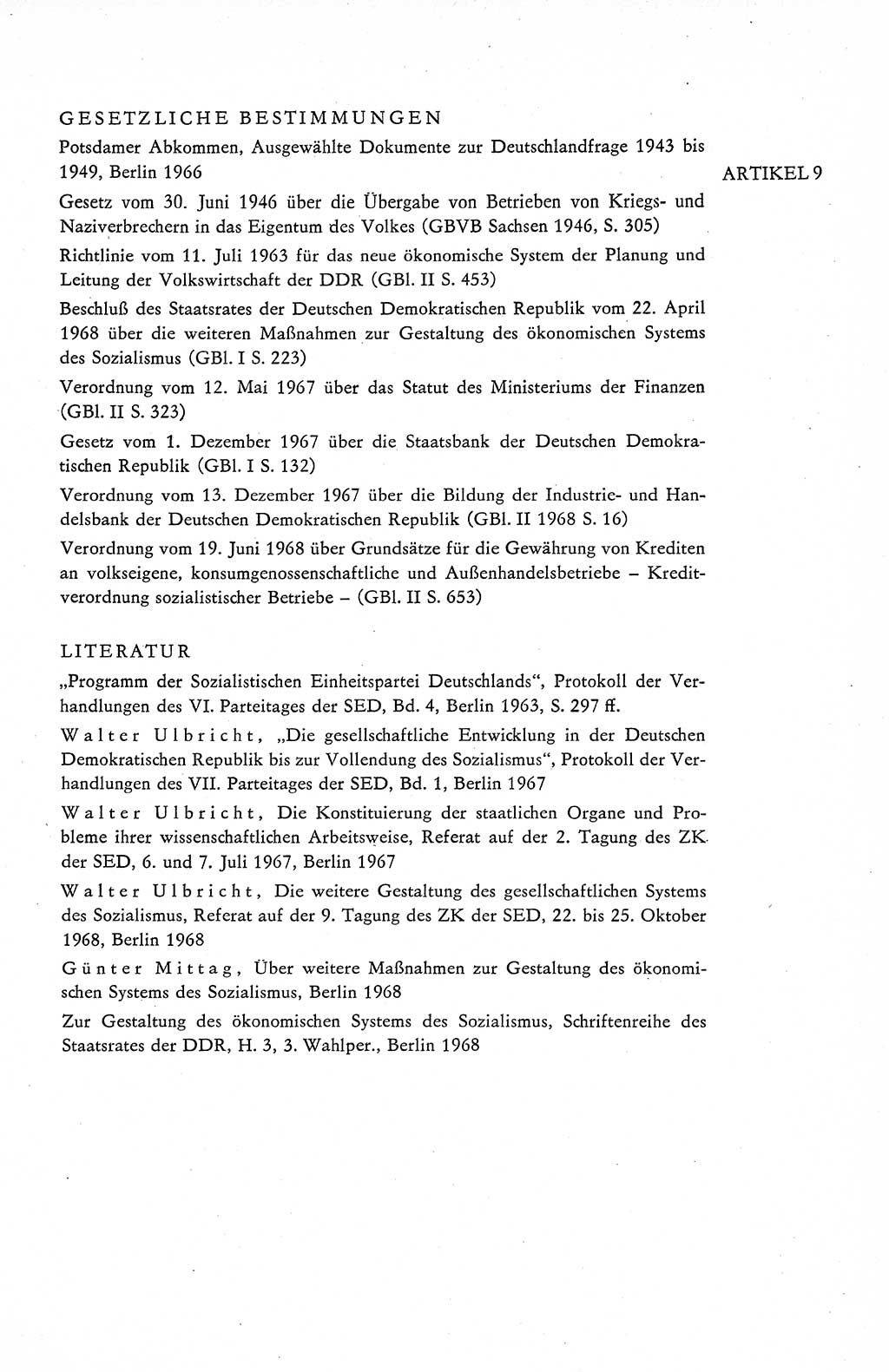 Verfassung der Deutschen Demokratischen Republik (DDR), Dokumente, Kommentar 1969, Band 1, Seite 337 (Verf. DDR Dok. Komm. 1969, Bd. 1, S. 337)