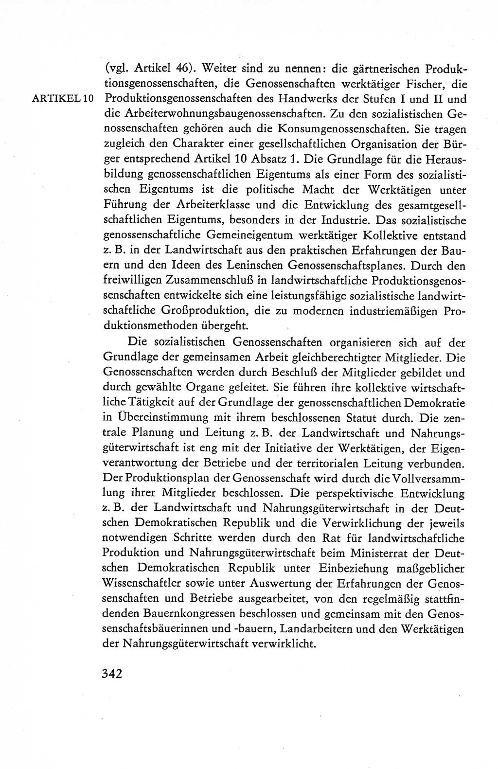 Verfassung der Deutschen Demokratischen Republik (DDR), Dokumente, Kommentar 1969, Band 1, Seite 342 (Verf. DDR Dok. Komm. 1969, Bd. 1, S. 342)