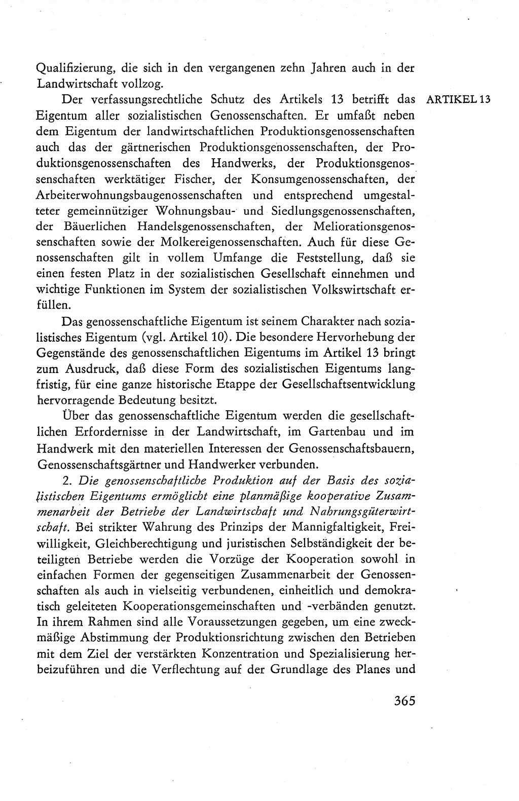 Verfassung der Deutschen Demokratischen Republik (DDR), Dokumente, Kommentar 1969, Band 1, Seite 365 (Verf. DDR Dok. Komm. 1969, Bd. 1, S. 365)