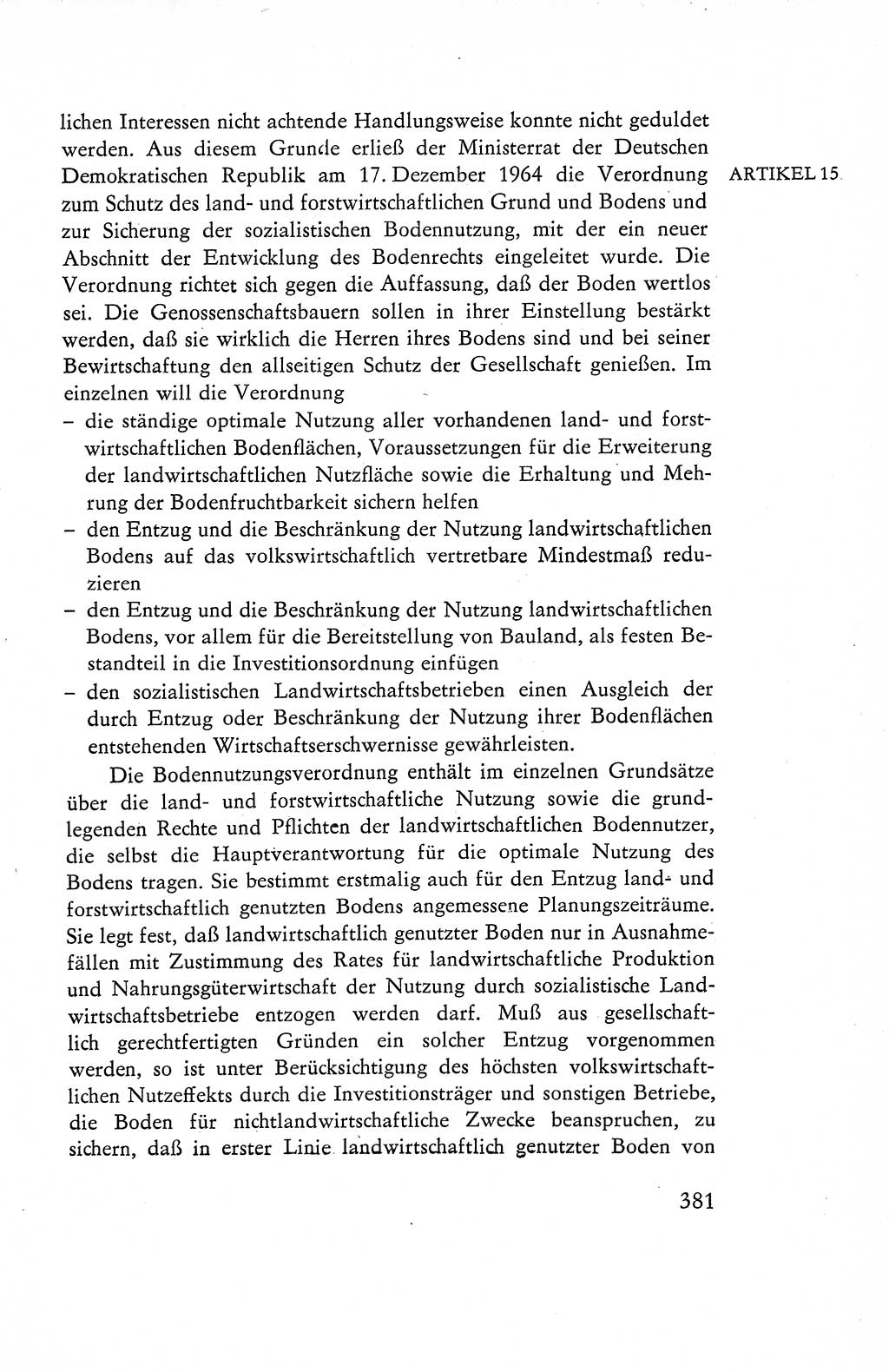 Verfassung der Deutschen Demokratischen Republik (DDR), Dokumente, Kommentar 1969, Band 1, Seite 381 (Verf. DDR Dok. Komm. 1969, Bd. 1, S. 381)