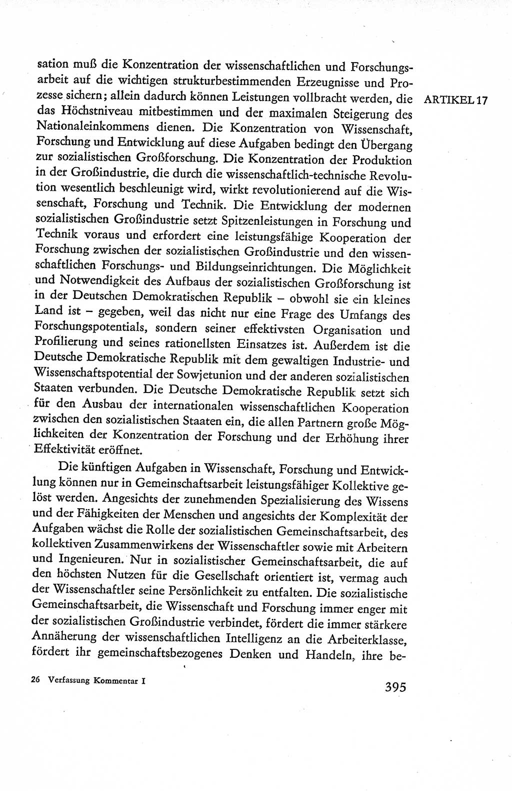 Verfassung der Deutschen Demokratischen Republik (DDR), Dokumente, Kommentar 1969, Band 1, Seite 395 (Verf. DDR Dok. Komm. 1969, Bd. 1, S. 395)