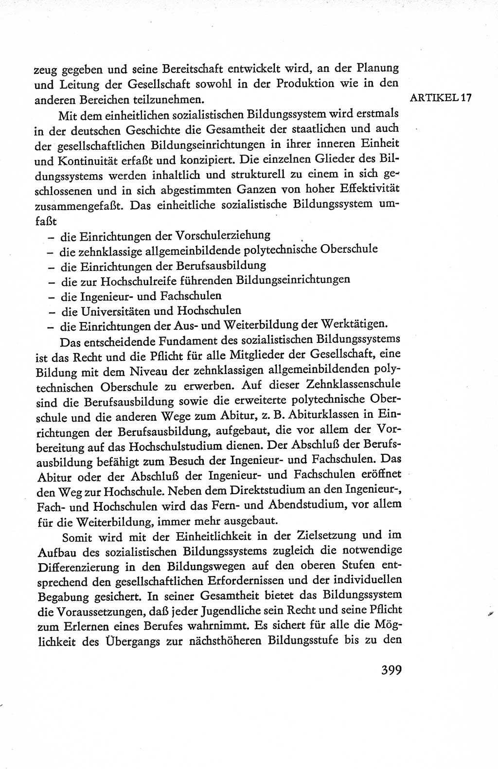 Verfassung der Deutschen Demokratischen Republik (DDR), Dokumente, Kommentar 1969, Band 1, Seite 399 (Verf. DDR Dok. Komm. 1969, Bd. 1, S. 399)