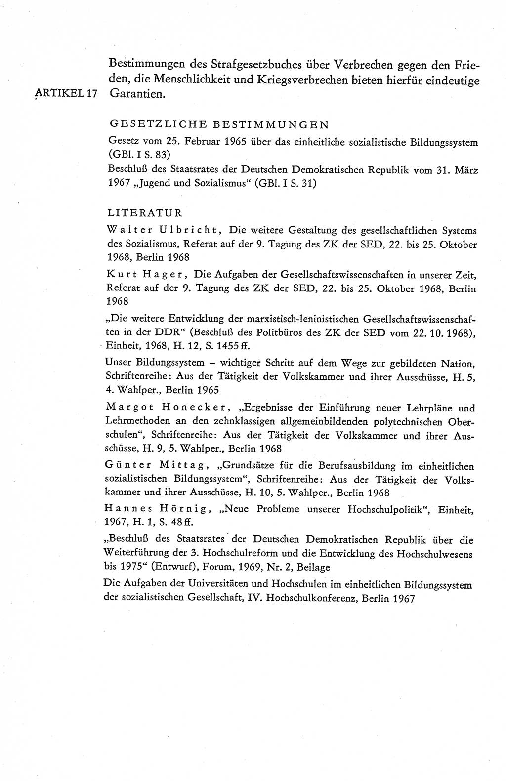 Verfassung der Deutschen Demokratischen Republik (DDR), Dokumente, Kommentar 1969, Band 1, Seite 404 (Verf. DDR Dok. Komm. 1969, Bd. 1, S. 404)