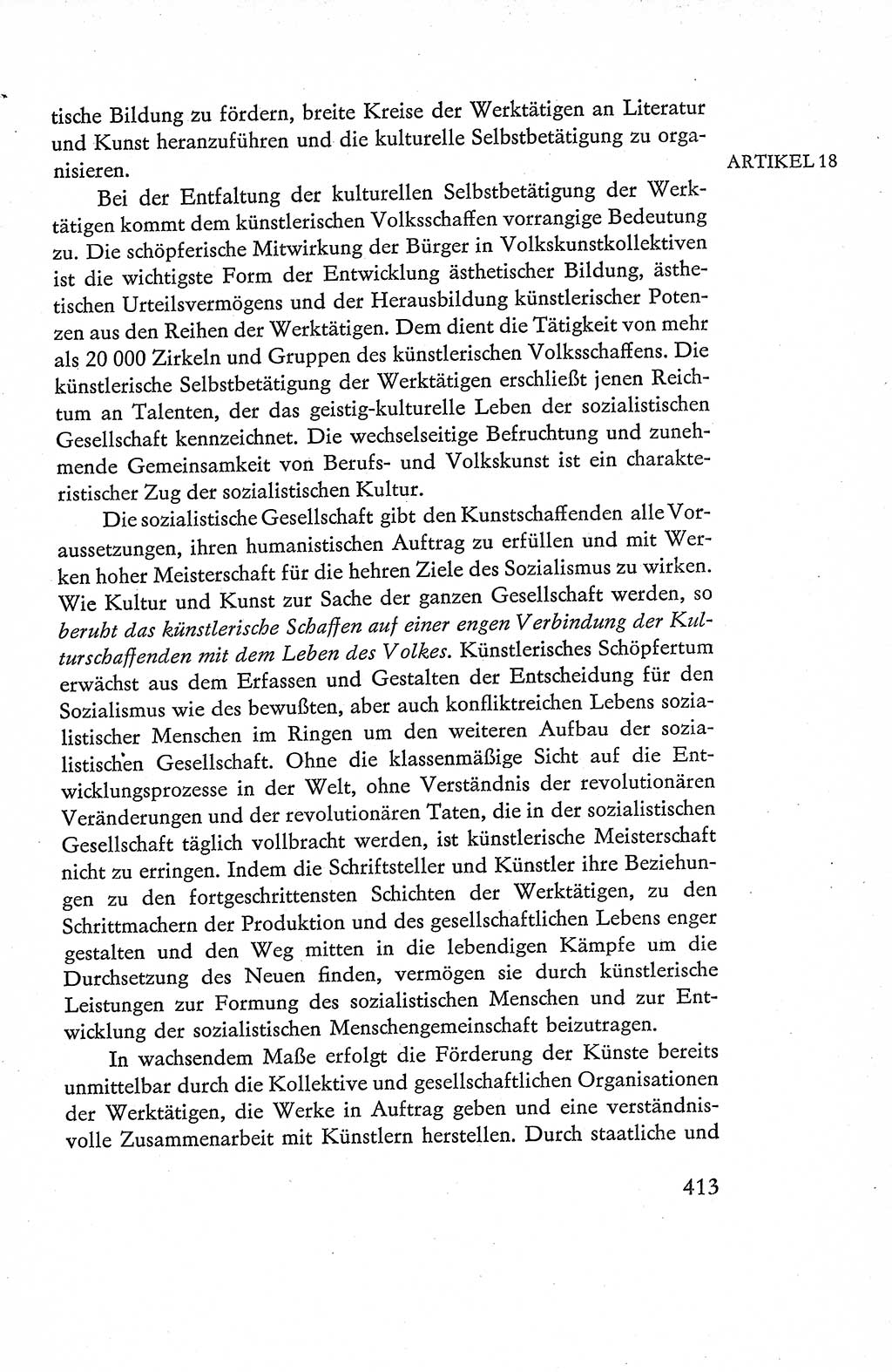 Verfassung der Deutschen Demokratischen Republik (DDR), Dokumente, Kommentar 1969, Band 1, Seite 413 (Verf. DDR Dok. Komm. 1969, Bd. 1, S. 413)