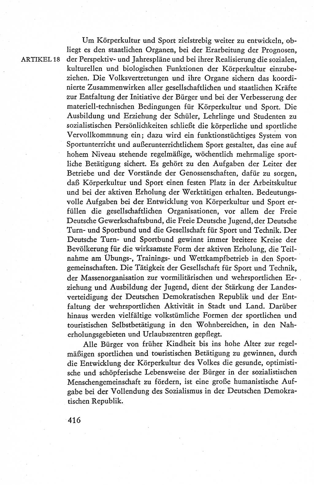 Verfassung der Deutschen Demokratischen Republik (DDR), Dokumente, Kommentar 1969, Band 1, Seite 416 (Verf. DDR Dok. Komm. 1969, Bd. 1, S. 416)